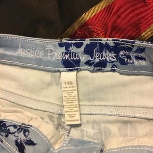 Justice jeans size 14r simply low